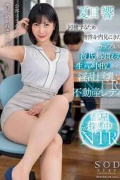 START-269 Hibiki Natsume, A Slutty Big-Breasted Real Estate Lady Who Cheats On A Couple Who Come To Look At A Property To Live Together And Makes Them Cum Inside Her