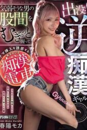 HMN-858 Spotted! reverse molester gal grabs timid man’s crotch and tempts him with raw insertion on the chikan train haruhi moka